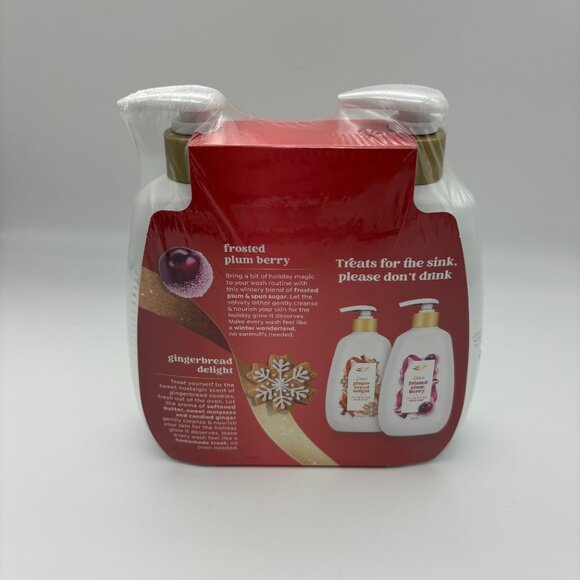 Dove Beauty Limited Edition Liquid Hand Wash Soap Frosted Plum Berry Gingerbread - Picture 2 of 3